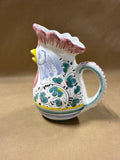 Italian Handpainted Rooster Pitcher