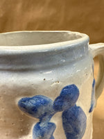 Brush Glazed Pottery Pitcher With Dutch Couple And Windmill *** READ DESCRIPTION ***