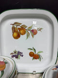 4-Piece Royal Worcester England Evesham Vale Serving Set