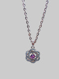 Rose Gold Necklace with Genuine Swarovski Crystals