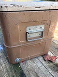 Vintage Little Brown Chest Cooler/Ice Chest