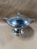 Silver Plate Soldered Serving Bowl With Handles