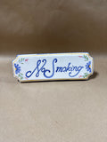 Ceramic No Smoking Plaque Sign