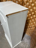 AS IS***Cream Painted Cabinet***Read Description***