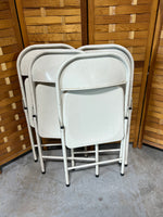 Set of 4 Metal Folding Chairs