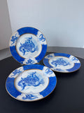 3-Piece Leopard Lazuli by Lynn Chase Salad Plates (C)