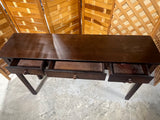 Three Drawer Console Table