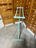 Teal Green Painted Lightweight Quilt Rack