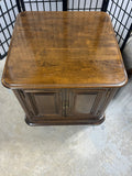 Large Square End Table/Cabinet