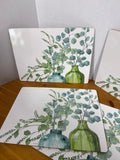 Eucalyptus Cork Back Placemats - Set Of 4 (J)