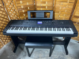 Yamaha Electric Keyboard with Bench, Portable Grand DGX-660