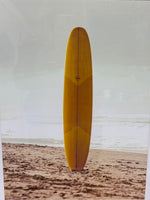 Yellow Surfboard Print