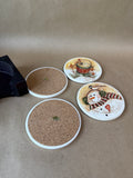 Holiday Coasters - Set Of 4