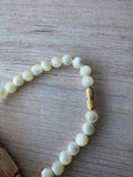 Mother of Pearl Vintage Round Beaded Necklace