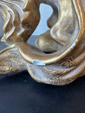 Mid Century Modern Gilded Heavyweight Trojan Horse Sculpture AS IS (READ DESCRIPTION CAREFULLY)