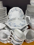 86-Piece Rosenthal Germany Blue Floral Maria China Set