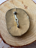 Field Mouse & Bee Hand Made Transfer Art Brooch