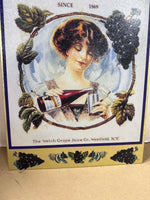 (B) Welch’s National Drink Vintage Inspired Metal Sign