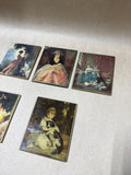 Set Of 5 Art Prints Display Tiles