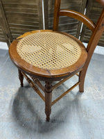 Vintage Chair with Cane Seat