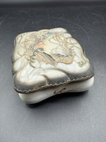 Asian Style Trinket Dish With Dragon On Lid