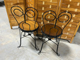 Ice Cream Parlor Table with (2) Chairs