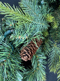 Bethlehem Lights 15th Anniversary 6FT Lighted Faux Fur Garland (WORKS) (2 AVAILABLE—PRICED INDIVIDUALLY AT $20 EACH)
