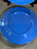 Tommy Bahama Blue Plastic Plates, 4 pc