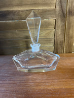 Ceskci Art Deco Glass Perfume Bottle