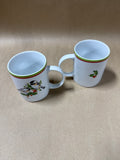 Williamsburg Andrea By Sadek Christmas Bird Mugs - Pair