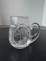 (F) Waterford Crystal Dunmore Tankard with Georgia Tech Yellowjackets Emblem