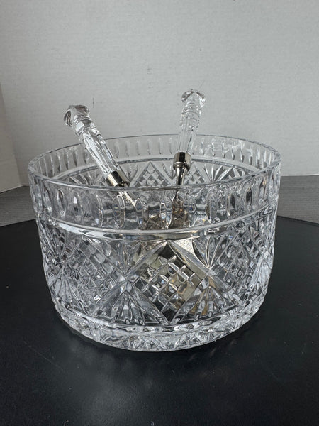 3-Piece Godinger Dublin Crystal Salad Serving Set