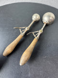 2-Piece Gilchrist’s Vintage Automatic Ice Cream Scoops