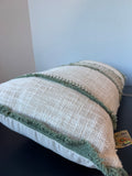 Devi Designs Bohemian Embellished Rectangular Throw Pillow