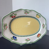 17” Oval Serving Platter in Villeroy & Boch French Garden