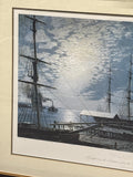Philadelphia Moonlight Over the Delaware by John Stobart; Signed & Numbered (568/950)