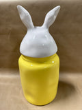 Rae Dunn Flower Child Bunny Cookie Jar