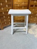 White Painted Stool