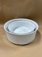 Pair Of Villeroy & Boch White Porcelain Bowls