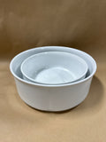 Pair Of Villeroy & Boch White Porcelain Bowls