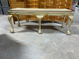 Bench with Carved Legs