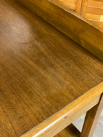 Side Table with Curved Legs and One Drawer