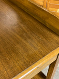Side Table with Curved Legs and One Drawer