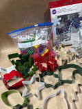 Cookie Cutter Lot With Christmas Sifter