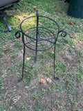 Black Lightweight Metal Plant Stand