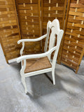 Cream Painted Arm Chair
