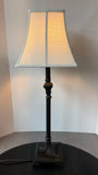 Bronzed Metal & Resin Buffet Lamp (WORKS)