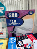 Box of Assorted Office Supplies