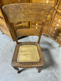 Vintage Chair with Cane Seat