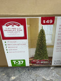 Holiday Time Pre-Lit 7 ft. Artificial Christmas Tree, Open box; Lights work